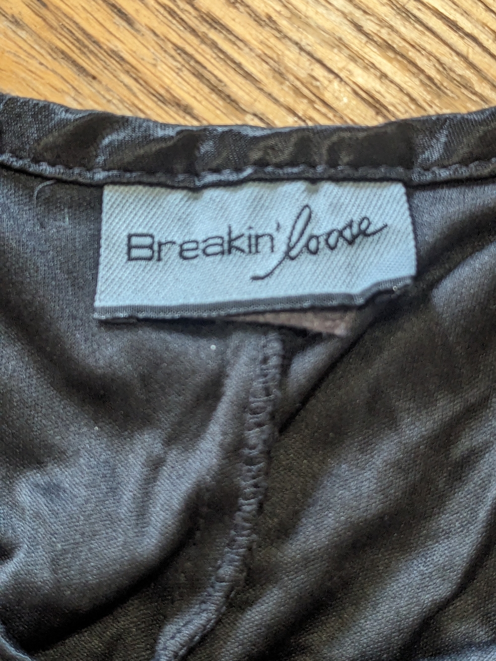 Women's Black Sleepwear Top
